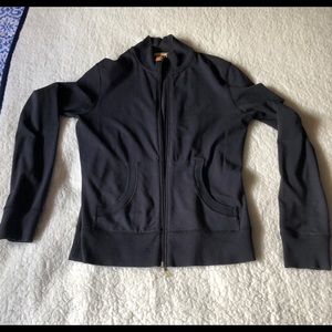 Lucy black running full-zip jacket S